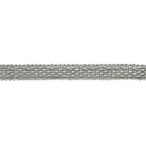 Bertrand Linen Braid Zinc 65533 by Schumacher Designer Trim