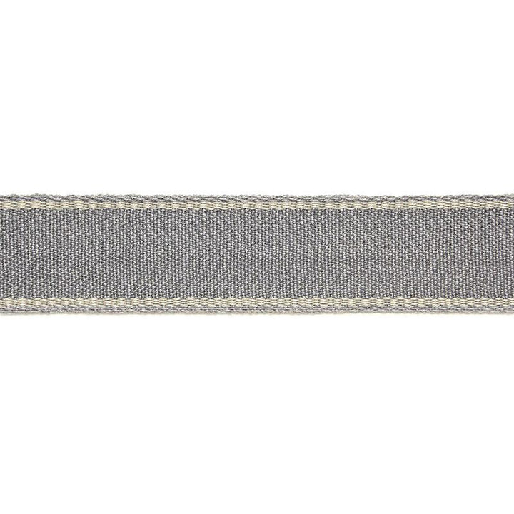 Rene Linen Tape Zinc 65571 by Schumacher Designer Trim Au Naturel - Swanky Fabrics -