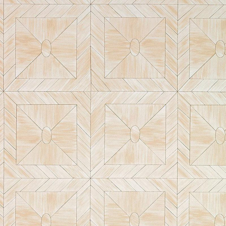 Bone Frame Natural 5007730 by Schumacher Designer Wallpaper Celerie Kemble Iii 13.5" - Swanky Fabrics -