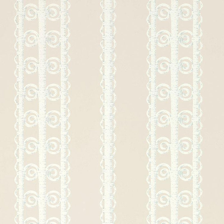 Wicker Stripe Reed 5007720 by Schumacher Designer Wallpaper Celerie Kemble 13.5" - Swanky Fabrics -