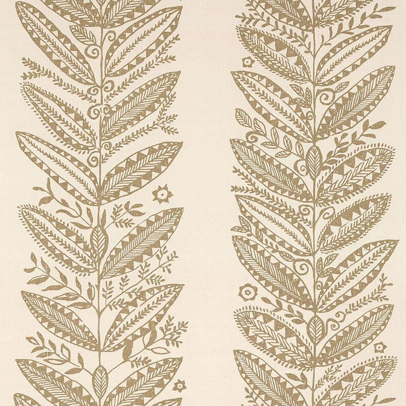 Eland Taupe 176311 by Schumacher Designer Fabric Tribal Chic 27.0" - Swanky Fabrics -