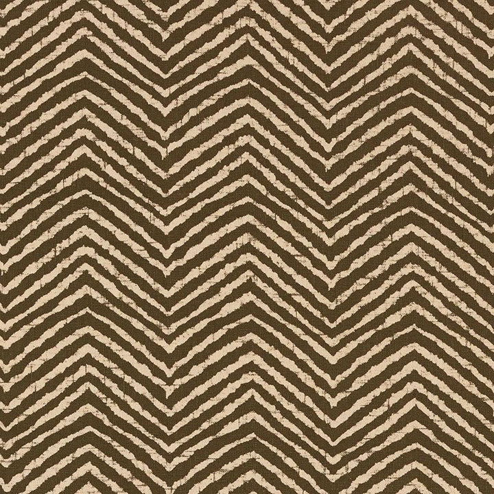 Moka Brown 176332 by Schumacher Designer Fabric Tribal Chic 6.5" - Swanky Fabrics -