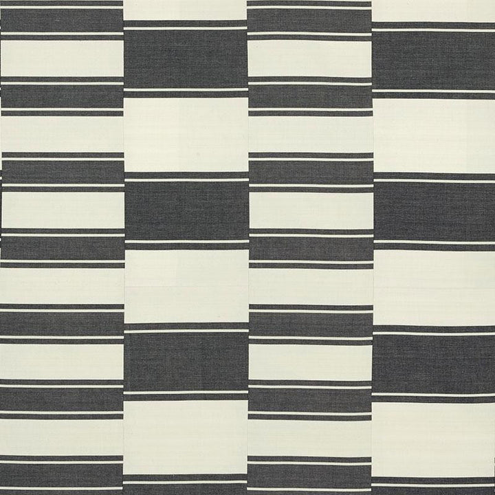 Nomad Black 69980 by Schumacher Designer Fabric Open Sky - Swanky Fabrics -