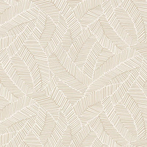 Abstract Leaf Linen 5007530 by Schumacher Designer Wallpaper