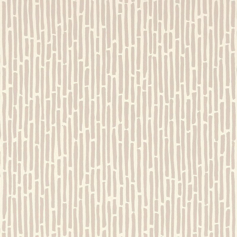 Bamboo Taupe 5007520 by Schumacher Designer Wallpaper Drawn From Nature 20.5" - Swanky Fabrics -