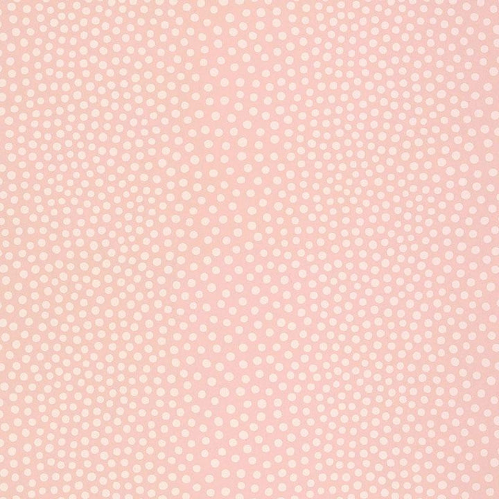 Raindots Washed Pink 5007500 by Schumacher Designer Wallpaper Drawn From Nature 9.0" - Swanky Fabrics -