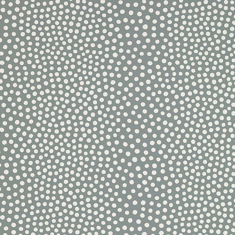 Raindots Fog 5007501 by Schumacher Designer Wallpaper Drawn From Nature 9.0" - Swanky Fabrics -