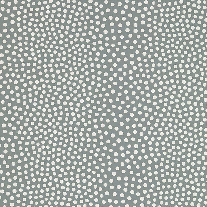 Raindots Fog 5007501 by Schumacher Designer Wallpaper Drawn From Nature 9.0" - Swanky Fabrics -