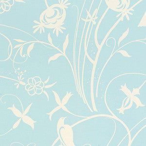 Sky Meadow Light Blue 5007621 by Schumacher Designer Wallpaper