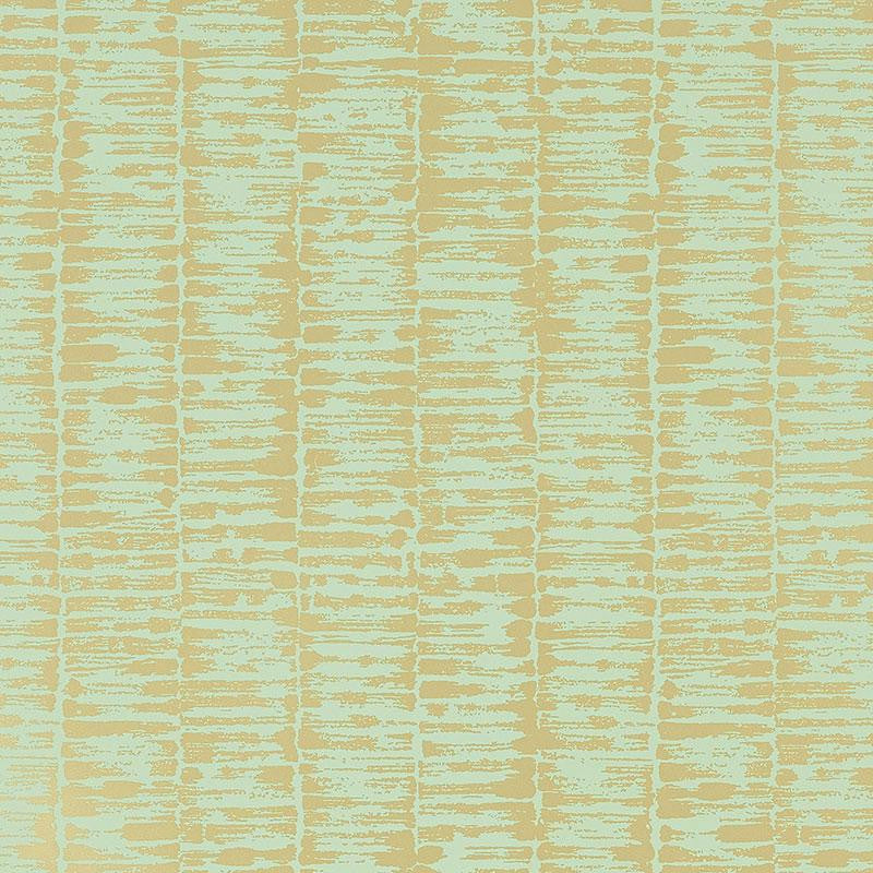 Variations Golden Leaf 5007583 by Schumacher Designer Wallpaper Drawn From Nature 13.5" - Swanky Fabrics -