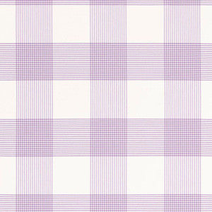 Antigua Plaid Lavender 68030 by Schumacher Designer Fabric