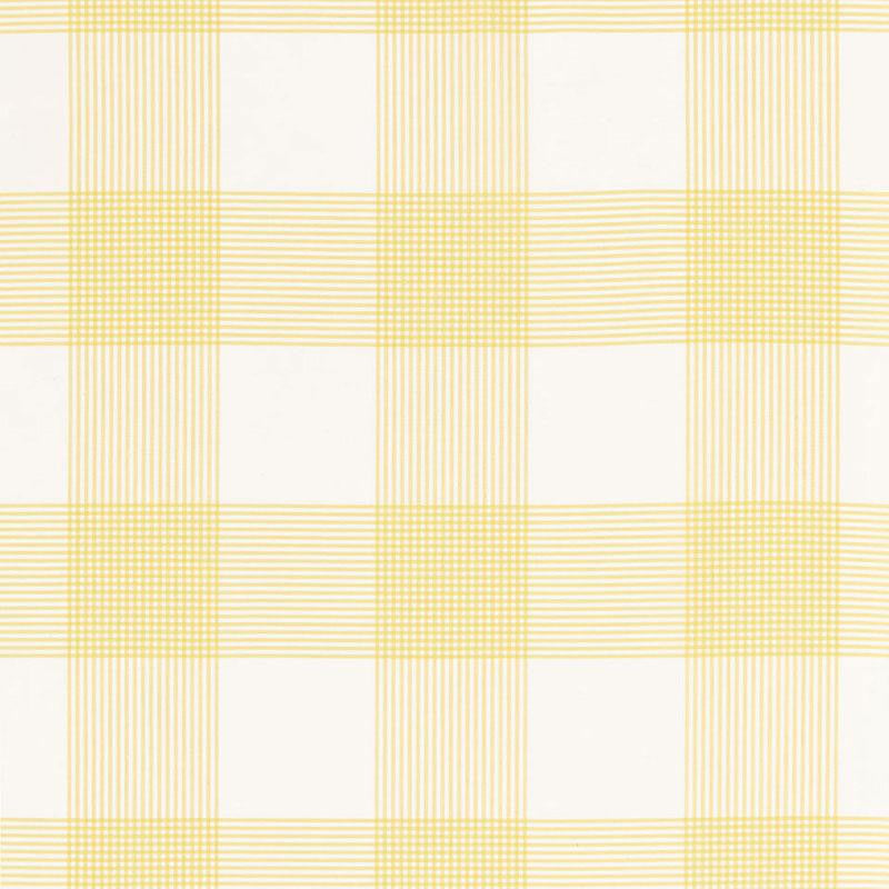 Antigua Plaid Sunflower 68032 by Schumacher Designer Fabric Calypso 8.88" - Swanky Fabrics -