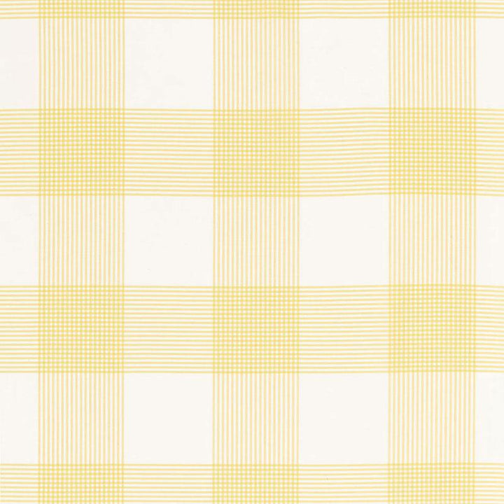 Antigua Plaid Sunflower 68032 by Schumacher Designer Fabric Calypso 8.88" - Swanky Fabrics -