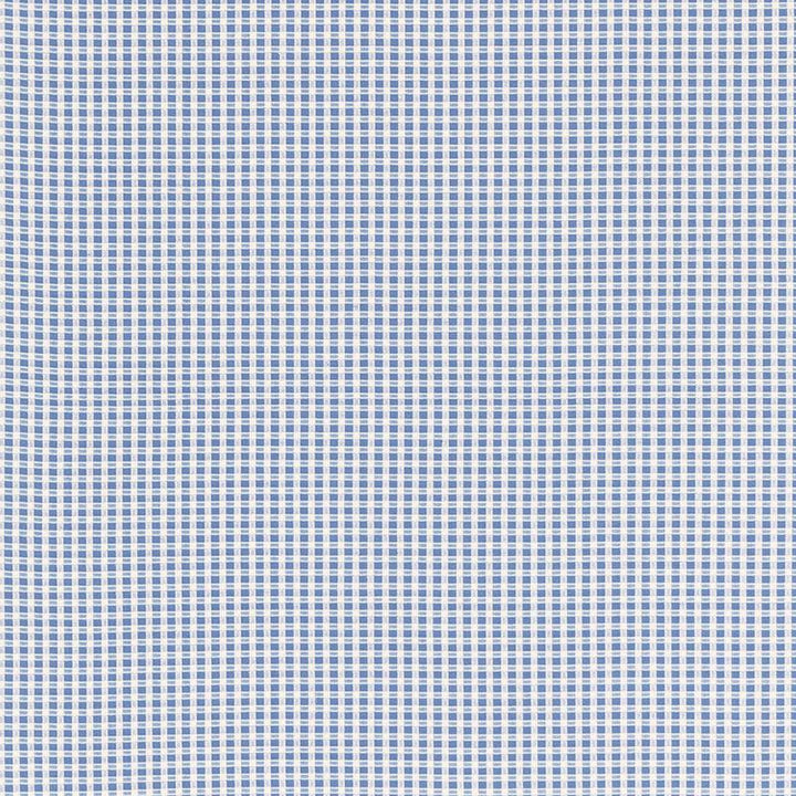 Aruba Check Cornflower 68041 by Schumacher Designer Fabric Calypso - Swanky Fabrics -