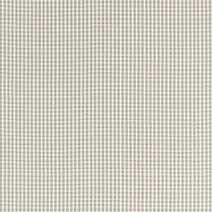 Aruba Check Stone 68043 by Schumacher Designer Fabric