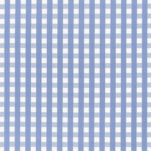 Bermuda Check Cornflower 68064 by Schumacher Designer Fabric