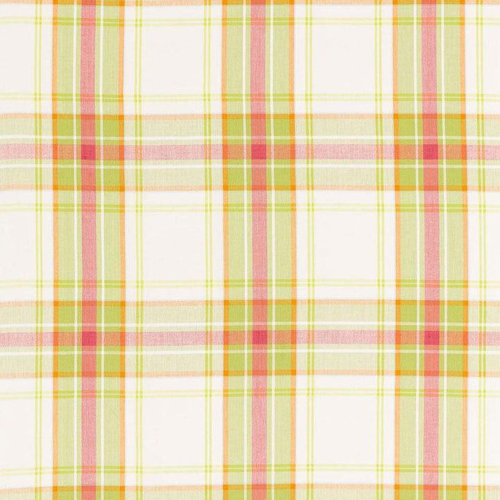 St. Martin Plaid Lime 68070 by Schumacher Designer Fabric Calypso 9.12" - Swanky Fabrics -