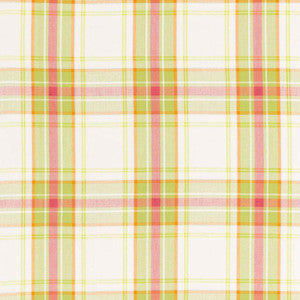 St. Martin Plaid Lime 68070 by Schumacher Designer Fabric