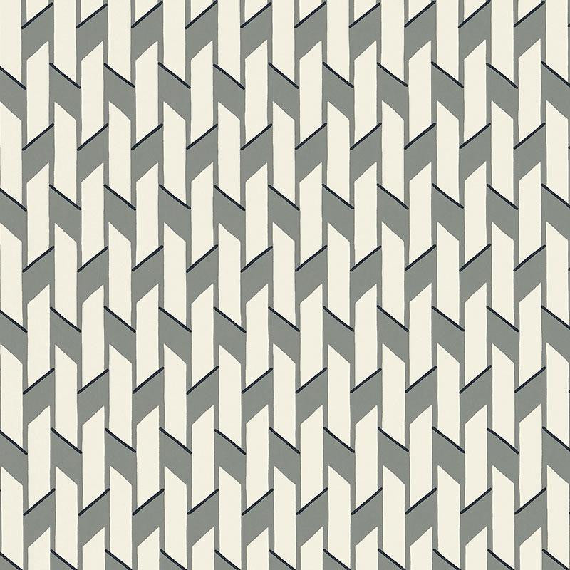 Empire Wolf 5008153 by Schumacher Designer Wallpaper Aunaturel 5.5" - Swanky Fabrics -