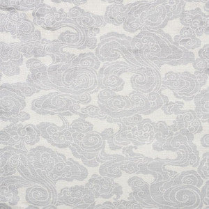 Sozan Velvet Platinum 74062 by Schumacher Designer Fabric