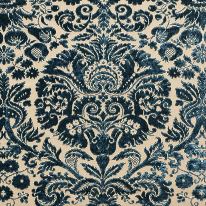Morimont Velvet Lake 74070 by Schumacher Designer Fabric Cut & Patterned Velvets 27.0" - Swanky Fabrics -