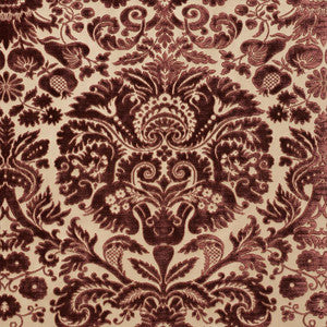 Morimont Velvet Rosewood 74072 by Schumacher Designer Fabric