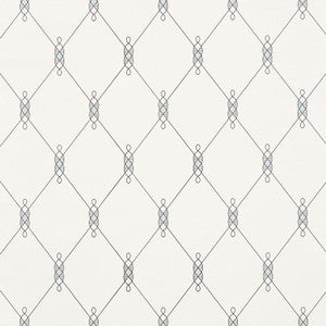 Diso Blue 5009230 by Schumacher Designer Wallpaper
