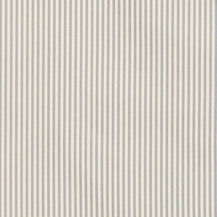 Charee Silk Stripe Blue And White 60921 by Schumacher Designer Fabric Chroma - Swanky Fabrics -