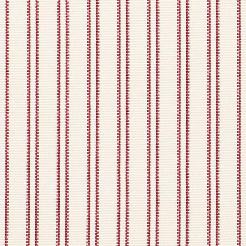 Morrison Red 69864 by Schumacher Designer Fabric Essentials: Small Scale Upholstery Fabrics 1.12" - Swanky Fabrics -
