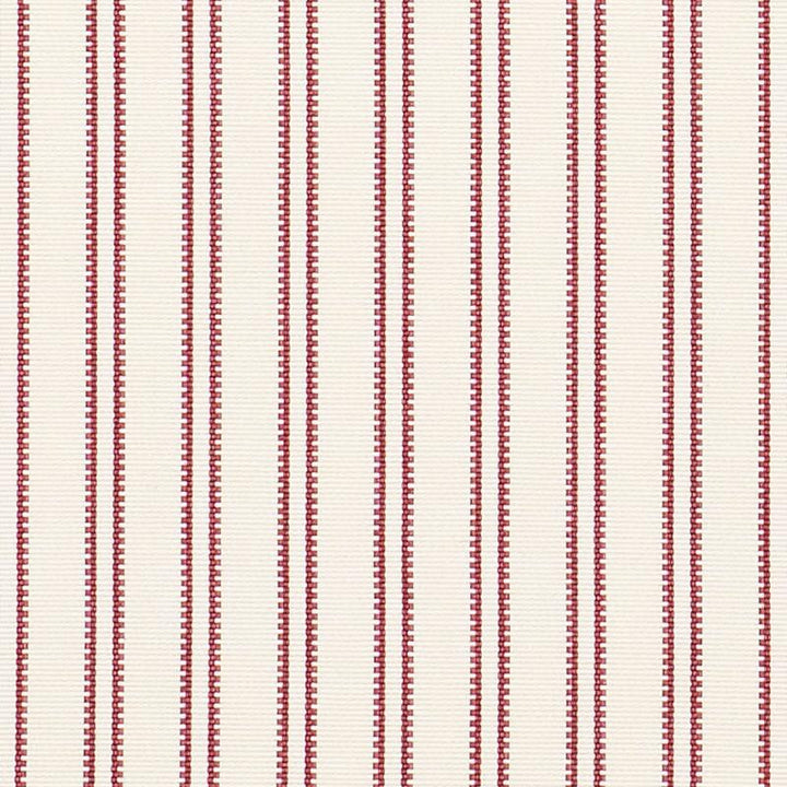 Morrison Red 69864 by Schumacher Designer Fabric Essentials: Small Scale Upholstery Fabrics 1.12" - Swanky Fabrics -