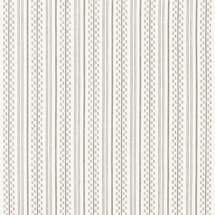 Jack Stripe Stone 71412 by Schumacher Designer Fabric Essentials: Stripes Ii 1.12" - Swanky Fabrics -