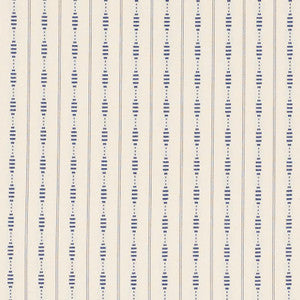 Rania Stripe Navy 71901 by Schumacher Designer Fabric