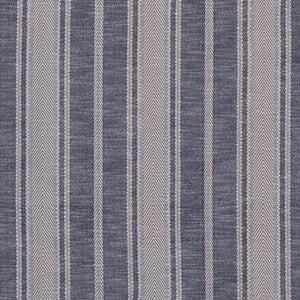 Zina Stripe Blue 71911 by Schumacher Designer Fabric