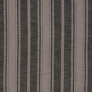 Zina Stripe Charcoal 71912 by Schumacher Designer Fabric