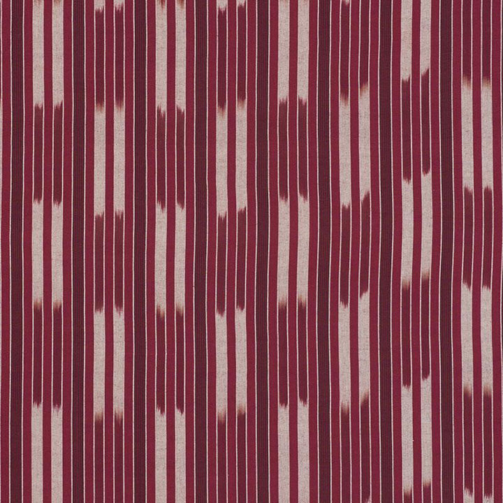 Cusco Ikat Berry 71972 by Schumacher Designer Fabric Caravanne 7.62" - Swanky Fabrics -