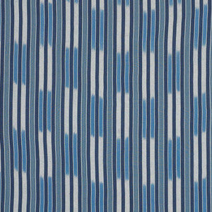 Cusco Ikat Blue 71970 by Schumacher Designer Fabric