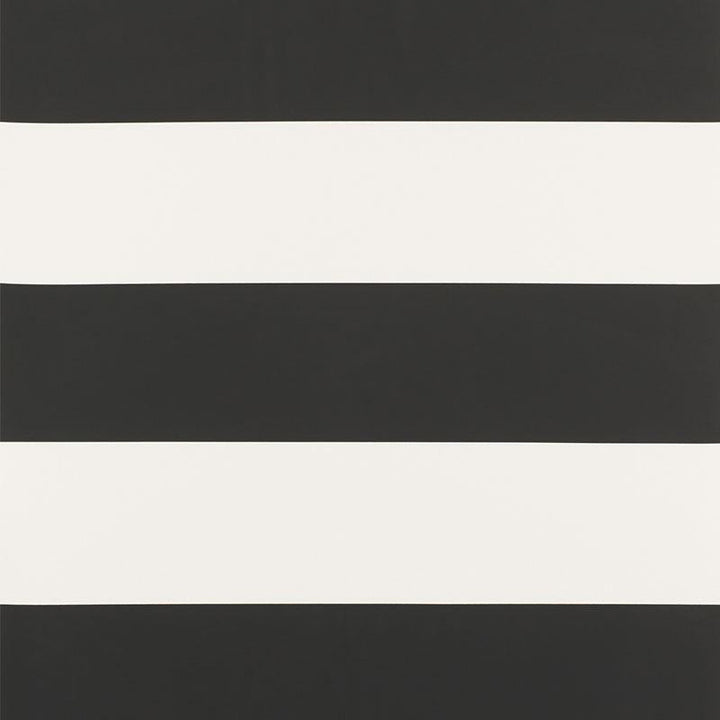 Baxter Stripe Carbon 5008522 by Schumacher Designer Wallpaper Sophisticated Stripe - Swanky Fabrics -