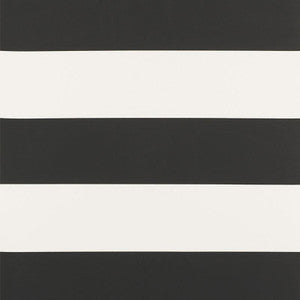 Baxter Stripe Carbon 5008522 by Schumacher Designer Wallpaper
