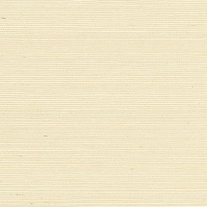 Haruki Sisal Ivory 5004716 by Schumacher Designer Wallpaper