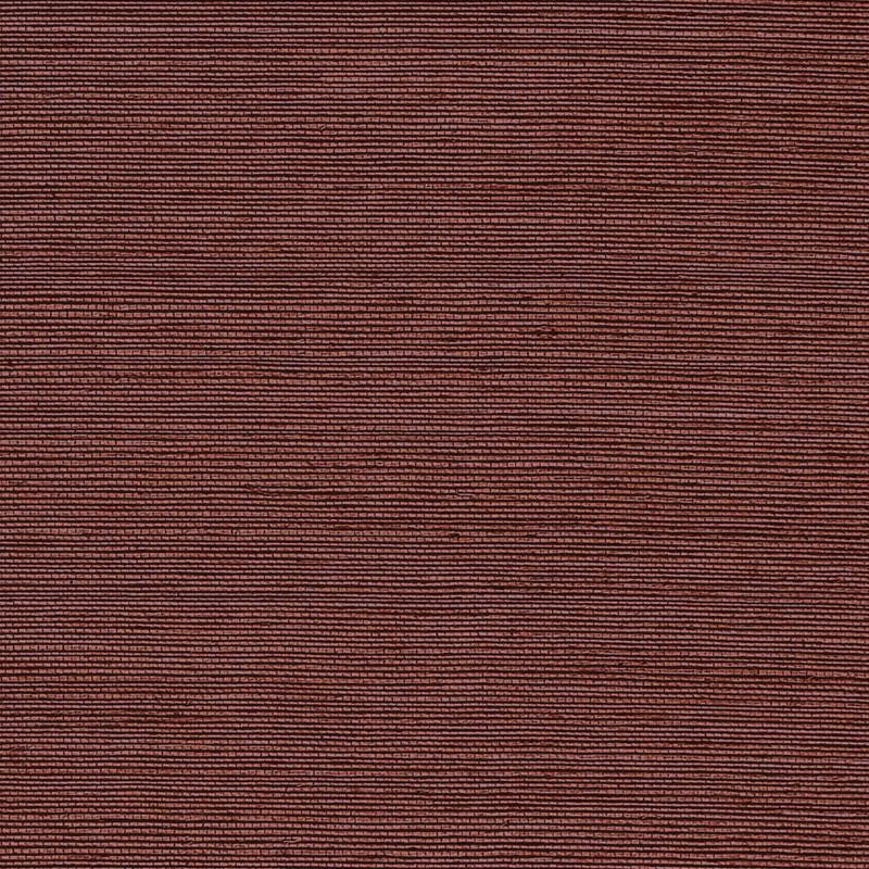 Haruki Sisal Plum 5004721 by Schumacher Designer Wallpaper Perfect Basics: Haruki Sisal - Swanky Fabrics -