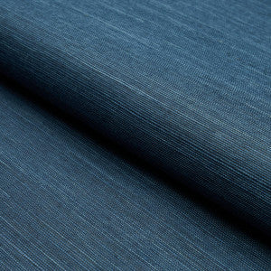 Haruki Sisal Indigo 5004722 by Schumacher Designer Wallpaper