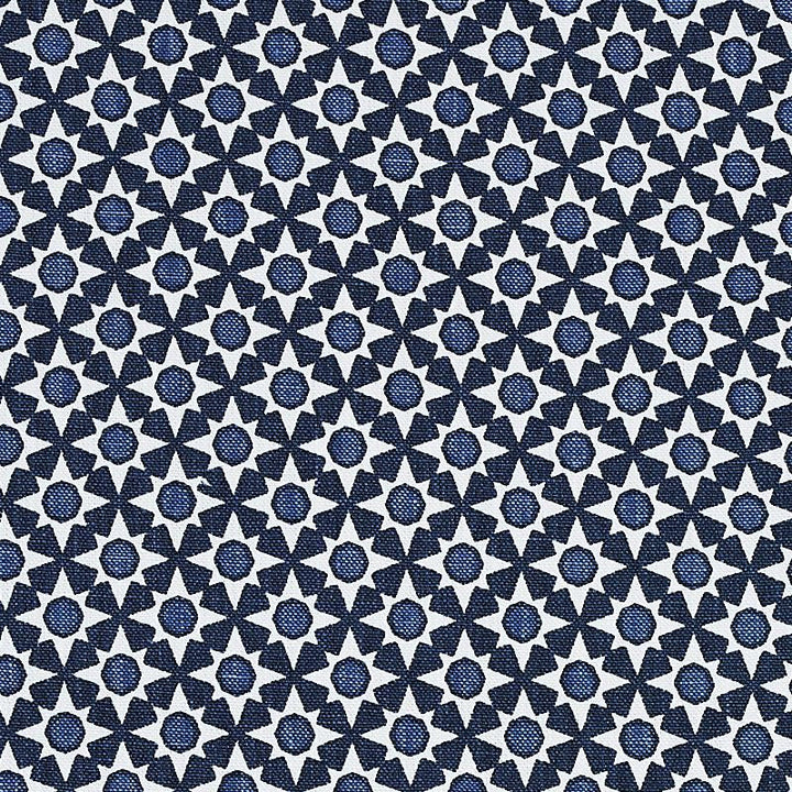 Serendipity Blues 176422 by Schumacher Designer Fabric Clique 2.75" - Swanky Fabrics -