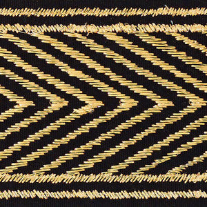 Nicholson Metallic Tape Gilt 70360 by Schumacher Designer Trim
