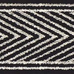 Nicholson Metallic Tape Platinum 70361 by Schumacher Designer Trim