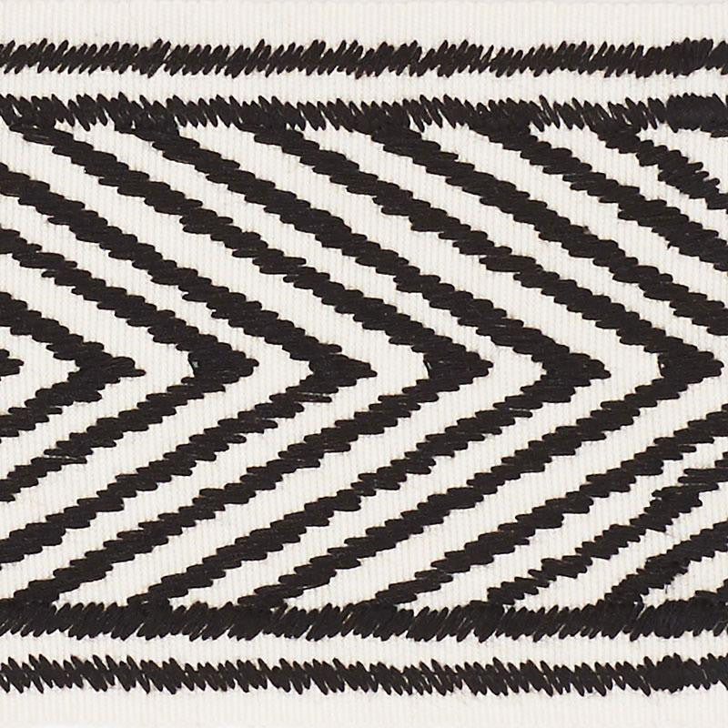 Nicholson Tape Jet 69960 by Schumacher Designer Trim Clique 2.75" - Swanky Fabrics -
