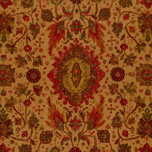 Jahanara Carpet Tea Leaf 172792 by Schumacher Designer Fabric