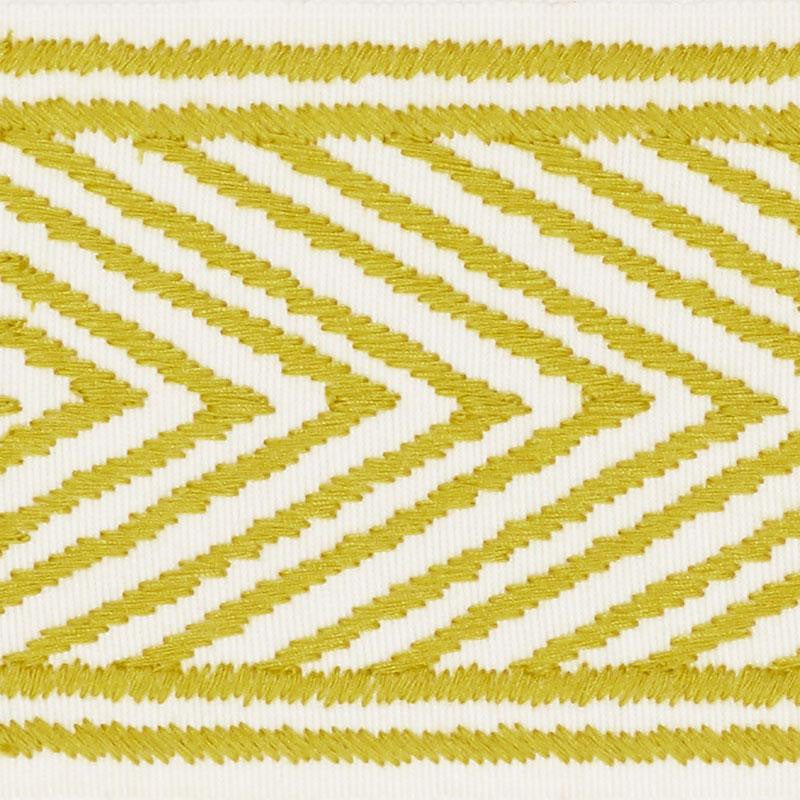 Nicholson Tape Citrine 69964 by Schumacher Designer Trim Clique 2.75" - Swanky Fabrics -
