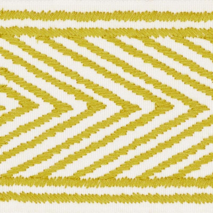 Nicholson Tape Citrine 69964 by Schumacher Designer Trim Clique 2.75" - Swanky Fabrics -