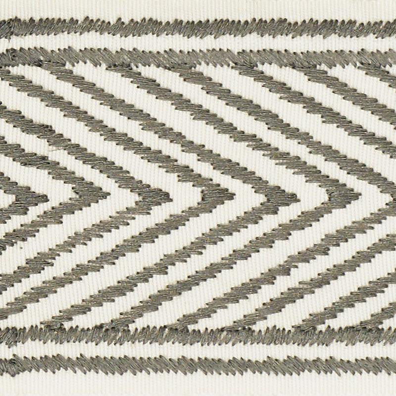 Nicholson Tape Dove 69965 by Schumacher Designer Trim Clique 2.75" - Swanky Fabrics -