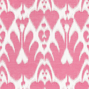 Lela Cotton Ikat Berry 68583 by Schumacher Designer Fabric